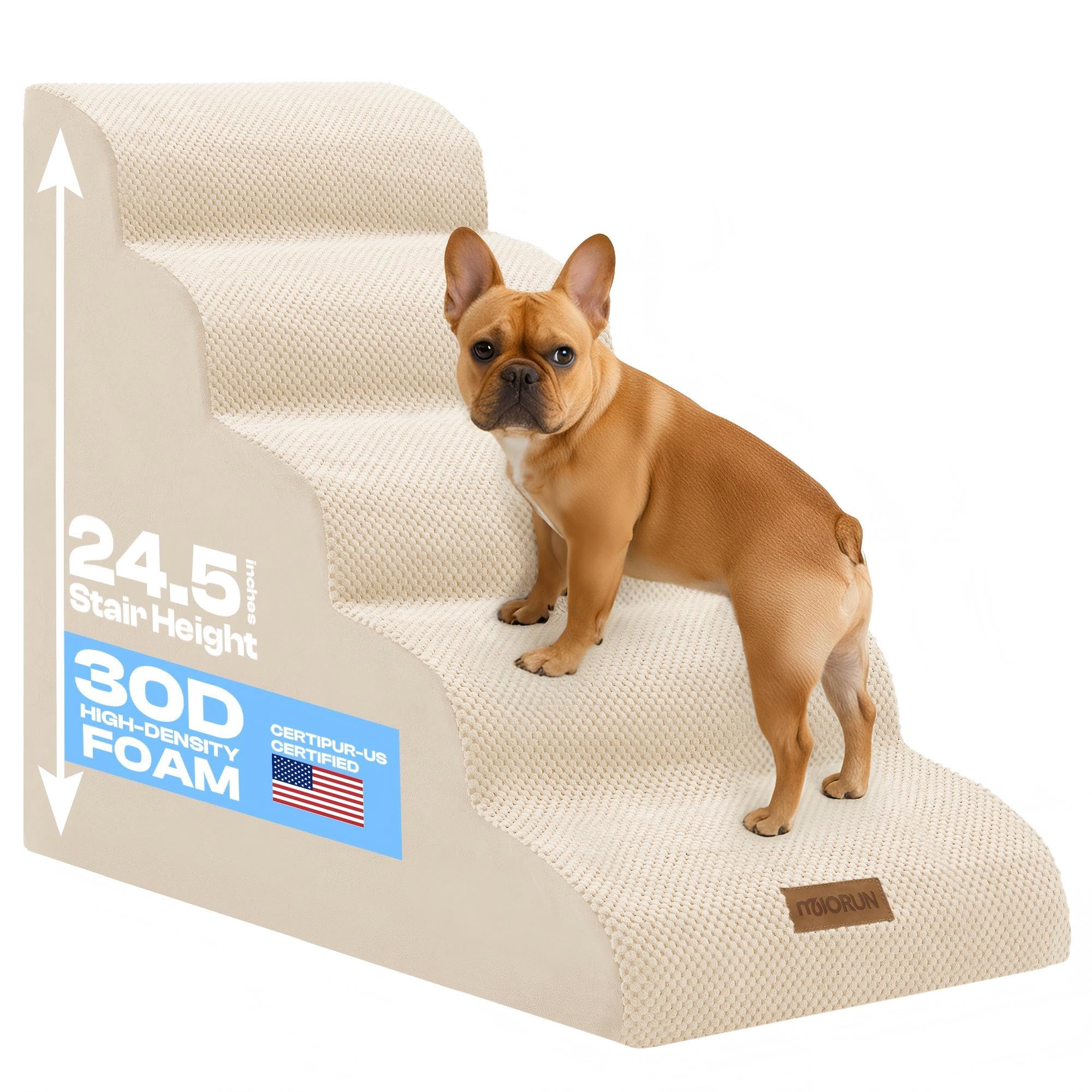 Product - 10 Best Space-Saving Dog Stairs for High Beds