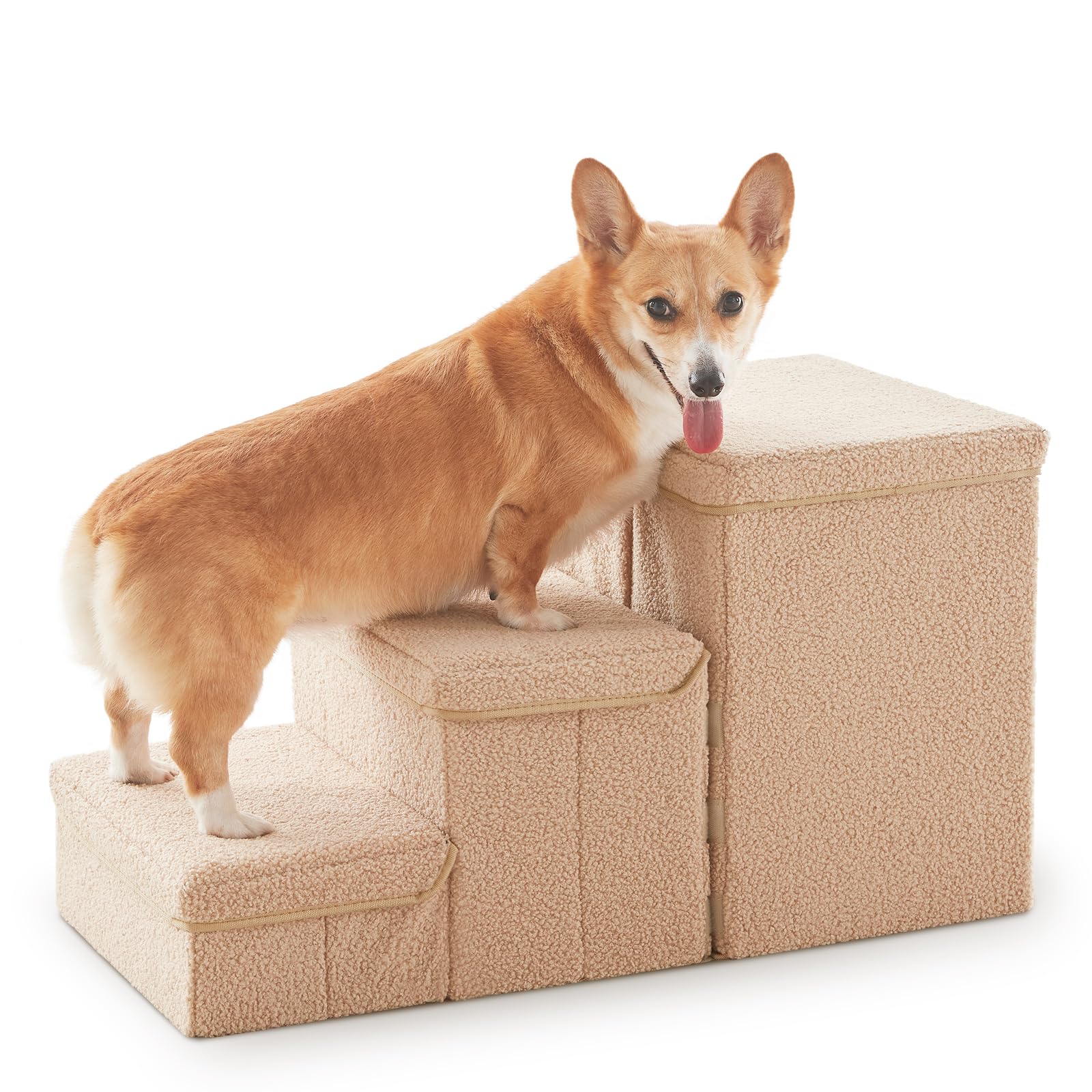 Product - 10 Best Space-Saving Dog Stairs for High Beds