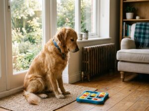 A thoughtful Golden Retriever - 5 Signs Your Dog Needs More Mental Stimulation: Is Your 'Naughty' Pup Just Bored?