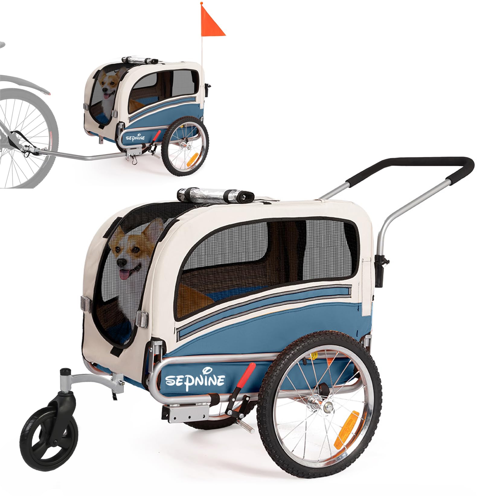 Product - Best Heavy-Duty Dog Bike Trailers for Large & Senior Breeds