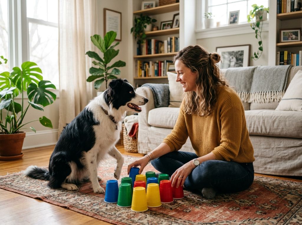 A professional, warm photo of - Does Brain Training for Dogs Actually Work? An Honest Review of Canine Mental Stimulati