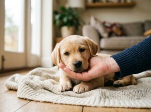A heartwarming, high-quality p - How to Stop Puppy Biting: A Gentle Guide to Taming Your 'Land Shark'