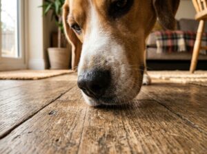 A close-up, lifestyle shot of - Nose Work for Dogs: The Easiest Mental Exercise You're Not Doing