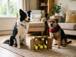A happy Border Collie and a mi - Problem-Solving Games for Dogs: 7 DIY Activities to Try Today