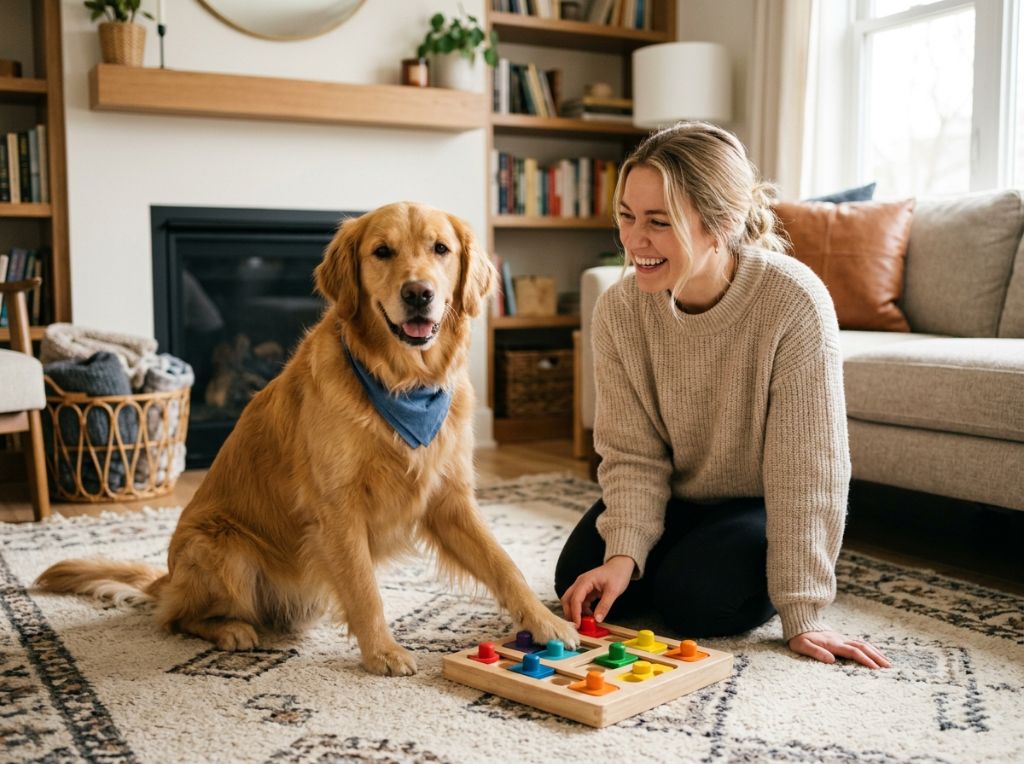 A happy, calm golden retriever - Why You Don't Need to Pay $350/Hour for a Certified Dog Trainer